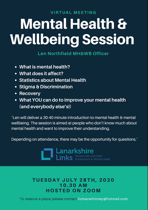 Mental Health and Wellbeing Session